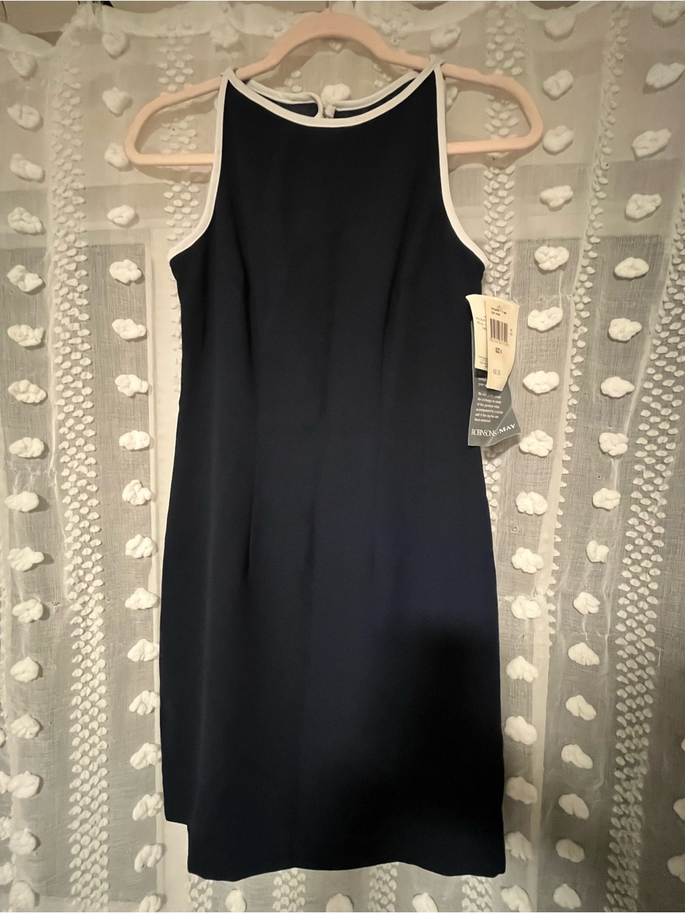 CDC Navy Mini Dress with White Trim
